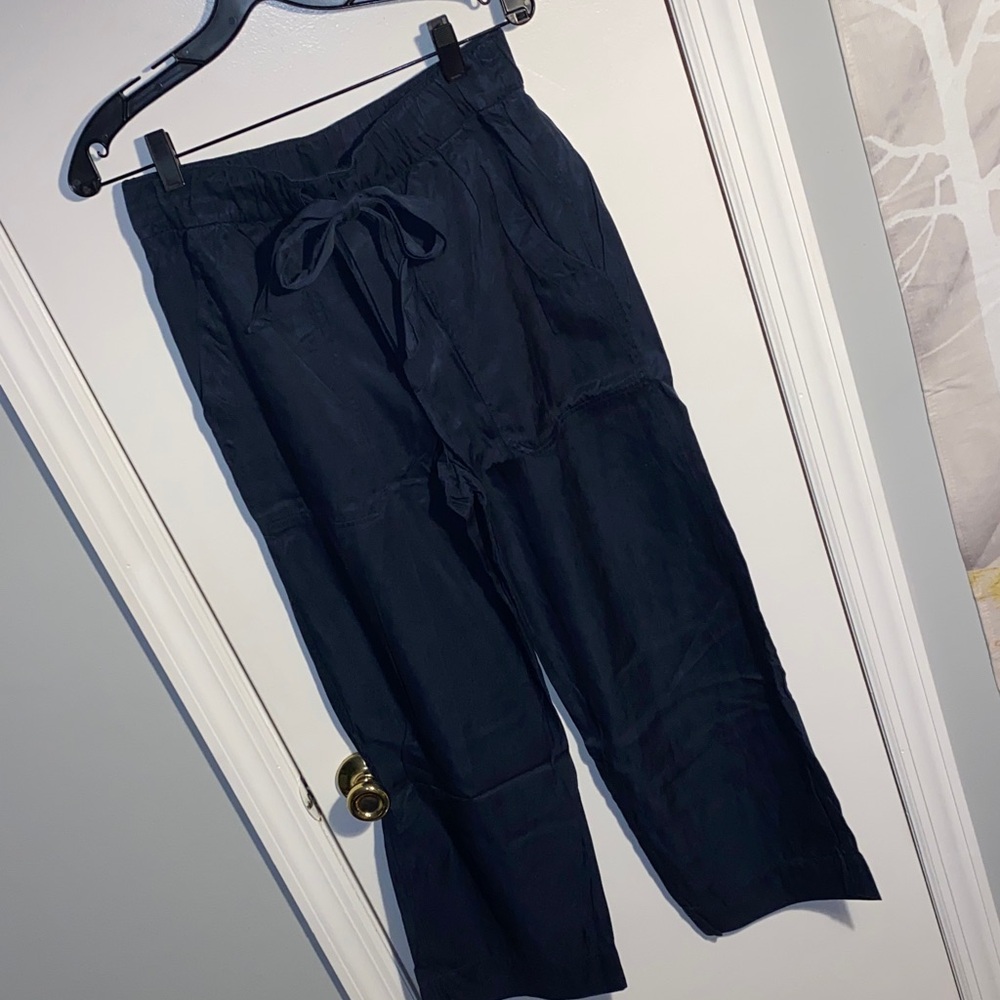 Club Monaco Silky Cupro Paperbag Pants